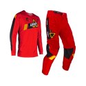 LEATT ZESTAW (KOMPLET) KOSZULKA + SPODNIE MOTO RIDE KIT 3.5 RED KOLOR CZERWONY/CZARNY ROZMIAR L