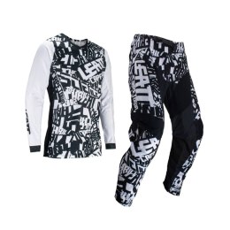 LEATT ZESTAW (KOMPLET) KOSZULKA + SPODNIE MOTO RIDE KIT 3.5 WHITE KOLOR BIAŁY/CZARNY ROZMIAR L
