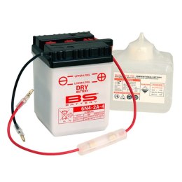 BS AKUMULATOR 6N4-2A-4 6V 4AH 71X71X110 OBSŁUGOWY - ELEKTROLIT OSOBNO (15) UE2019/1148