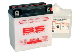 BS AKUMULATOR BB9L-B (YB9L-B) (12N9-3B) 12V 9AH 135X75X139 OBSŁUGOWY - ELEKTROLIT OSOBNO (115A) (6) UE2019/1148