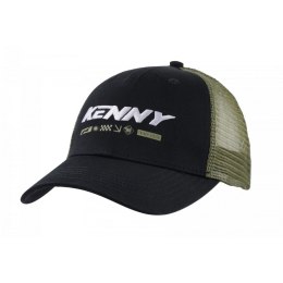 KENNY RACING CZAPKA Z DASZKIEM MODEL META KOLOR CZARNY/BIAŁY/ZIELONY