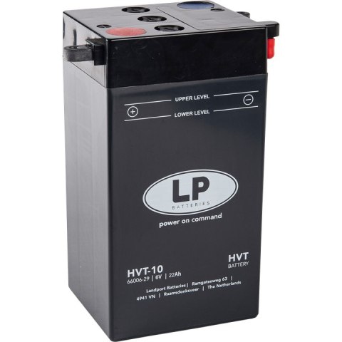 LANDPORT AKUMULATOR HVT-10 (MH HVT-10) 6V 22AH 115X100X214 HEAVY V-TWIN OBSŁUGOWY - BEZ ELEKTROLITU LANDPORT AKUMULATOR HVT-10 (MH HVT-10) 6V 22AH 115X100X214 HEAVY V-TWIN OBSŁUGOWY - BEZ ELEKTROLITU