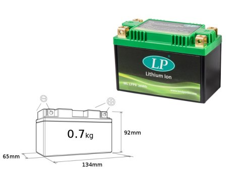 LANDPORT AKUMULATOR LITOWO-JONOWY LIFEPO4 LFP9 (ML LFP9) (134X65X92) (YTX9BS, YT9B4, YT7B4, YT9BBS,YT7BBS) (36 WH) (WAGA 700G) ( LANDPORT AKUMULATOR LITOWO-JONOWY LIFEPO4 LFP9 (ML LFP9) (134X65X92) (YTX9BS, YT9B4, YT7B4, YT9BBS,YT7BBS) (36 WH) (WAGA 700G) (