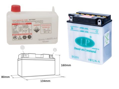LANDPORT AKUMULATOR YB12A-A (MD LB12A-A) 12V 12AH 134X80X160 (GB12AA) OBSŁUGOWY - ELEKTROLIT OSOBNO (4) UE2019/1148 LANDPORT AKUMULATOR YB12A-A (MD LB12A-A) 12V 12AH 134X80X160 (GB12AA) OBSŁUGOWY - ELEKTROLIT OSOBNO (4) UE2019/1148