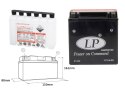 LANDPORT AKUMULATOR YTX16-BS (MA LTX16-BS) 12V 14AH 150X87X161 BEZOBSŁUGOWY - ELEKTROLIT OSOBNO (2) UE2019/1148