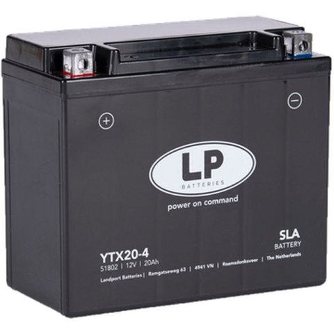 LANDPORT AKUMULATOR YTX20-4 (MS LTX20-4) (YB18A/YTX20-BS) 12V 20AH (175X87X155MM) (310A) (SLA BEZOBSŁUGOWY - ZALANY (4) LANDPORT AKUMULATOR YTX20-4 (MS LTX20-4) (YB18A/YTX20-BS) 12V 20AH (175X87X155MM) (310A) (SLA BEZOBSŁUGOWY - ZALANY (4)
