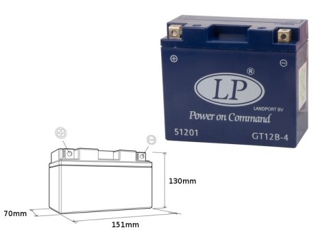 LANDPORT AKUMULATOR ŻELOWY GT12B-4 (MG LT12B-4) 12V 11AH 151X70X130 BEZOBSŁUGOWY - ZALANY (6) LANDPORT AKUMULATOR ŻELOWY GT12B-4 (MG LT12B-4) 12V 11AH 151X70X130 BEZOBSŁUGOWY - ZALANY (6)