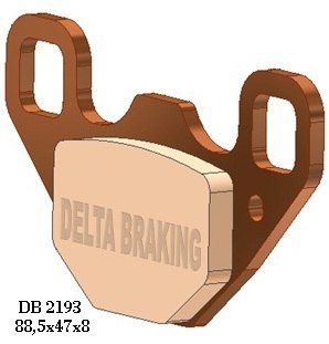 DELTA BRAKING KLOCKI HAMULCOWE KH489 POLARIS RZR 170 '09-'14 TYŁ - ZASTĘPUJĄ DB2193QD-D DELTA BRAKING KLOCKI HAMULCOWE KH489 POLARIS RZR 170 '09-'14 TYŁ - ZASTĘPUJĄ DB2193QD-D