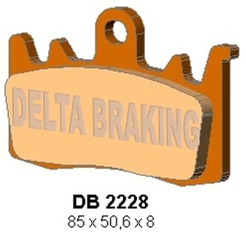 DELTA BRAKING KLOCKI HAMULCOWE KH630 PRZÓD APRILIA TUONO 1000/1100 '13-'16, CAPONORD 1200 '13-'17, BMW F 800/900R '15-'22, S1000 DELTA BRAKING KLOCKI HAMULCOWE KH630 PRZÓD APRILIA TUONO 1000/1100 '13-'16, CAPONORD 1200 '13-'17, BMW F 800/900R '15-'22, S1000