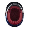 NOX PREMIUM KASK INTEGRALNY (FULL FACE) REVENGE STROBE KOLOR BIAŁY/NIEBIESKI/CZERWONY POŁYSK ROZMIAR L