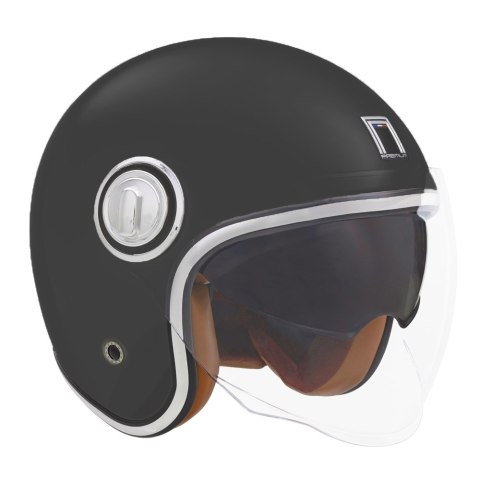 NOX PREMIUM KASK OTWARTY JET HERITAGE SOLID KOLOR CZARNY MAT ROZMIAR S NOX PREMIUM KASK OTWARTY JET HERITAGE SOLID KOLOR CZARNY MAT ROZMIAR S