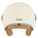 NOX PREMIUM KASK OTWARTY JET IDOL SOLID KOLOR KREMOWY ROZMIAR L
