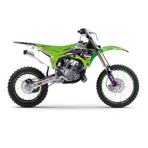 BLACKBIRD KOMPLET NAKLEJEK (OKLEIN) KAWASAKI KX 85 '14-'21 DREAM 5 KOLOR ZIELONY CZARNY BLACKBIRD KOMPLET NAKLEJEK (OKLEIN) KAWASAKI KX 85 '14-'21 DREAM 5 KOLOR ZIELONY CZARNY
