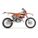 BLACKBIRD KOMPLET NAKLEJEK (OKLEIN) KTM EXC/EXC-F '03-'04, SX/SX-F '01-'04 DREAM 5 KOLOR POMARAŃCZOWY CZARNY