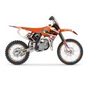 BLACKBIRD KOMPLET NAKLEJEK (OKLEIN) KTM SX 85 '06-'12 DREAM 5 KOLOR POMARAŃCZOWY CZARNY