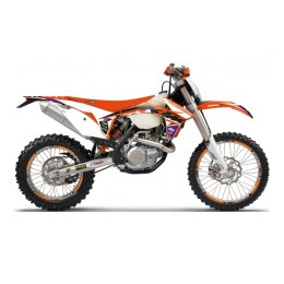 BLACKBIRD KOMPLET NAKLEJEK (OKLEIN) KTM SX/SX-F '11-'12, EXC/EXC-F '12-'13 DREAM 5 KOLOR POMARAŃCZOWY CZARNY