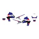 BLACKBIRD KOMPLET NAKLEJEK (OKLEIN) YAMAHA PW 80 '96-'19 DREAM 5 KOLOR NIEBIESKI CZARNY