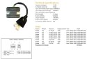 DZE REGULATOR NAPIĘCIA HONDA CB 1300 '97-'01; VFR 800 '98-'99 (SC38, SC40), VFR800 98-99 (31600-MBG-305) (SH6890A)