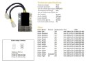 DZE REGULATOR NAPIĘCIA KYMCO XCTING 250/500 '06-'11; DINK 200 '06-'13; PEOPLE 125/200/250 '07-'14 (ESR921)