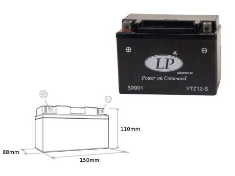 LANDPORT AKUMULATOR YTZ12-S (MS LTZ12-S) 12V 11AH 150X86X110 (GTZ12S) BEZOBSŁUGOWY - ZALANY (4) LANDPORT AKUMULATOR YTZ12-S (MS LTZ12-S) 12V 11AH 150X86X110 (GTZ12S) BEZOBSŁUGOWY - ZALANY (4)