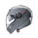 CABERG KASK SZCZĘKOWY FLIP-UP MODEL DUKE EVO SOLID KOLOR SZARY POŁYSK ROZMIAR M (PINLOCK W ZESTAWIE)