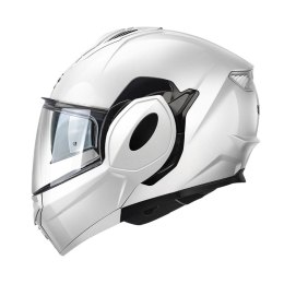 KAPPA 2024/12 KASK KV55 SOLID SZCZĘKOWY MODUŁOWY (FLIP-BACK) Z BLENDĄ KOLOR BIAŁY ROZMIAR 58 / M (HOMOLOGACJA ECE 22R06)