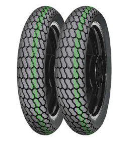 MITAS OPONA 130/80-19 (27X7-19) H-18 SS FLAT TRACK NHS TT PRZÓD/TYŁ DOT 2022 (DOT:CTDD) (PODWÓJNY ZIELONY PASEK) (23408) WYCOFAN