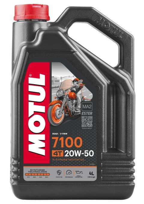 MOTUL OLEJ SILNIK 7100 4T 20W50 4L (SYNTETYCZNY) MOTUL OLEJ SILNIK 7100 4T 20W50 4L (SYNTETYCZNY)