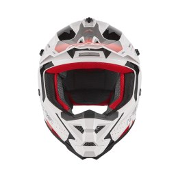 NOX KASK OFF ROAD / CROSS DZIECIĘCY/JUNIOR/KID N761 GRADIENT KOLOR CZARNY/CZERWONY/BIAŁY ROZMIAR M