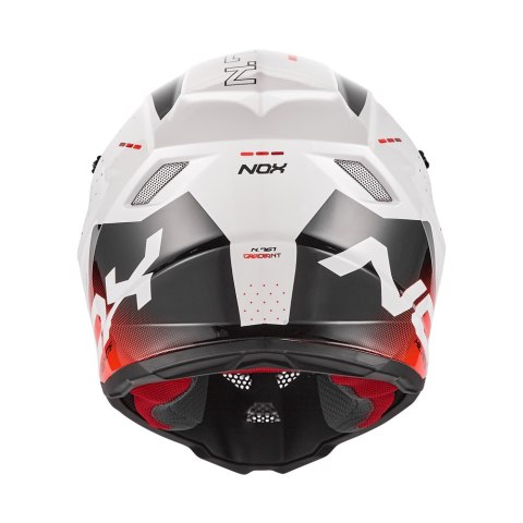 NOX KASK OFF ROAD / CROSS DZIECIĘCY/JUNIOR/KID N761 GRADIENT KOLOR CZARNY/CZERWONY/BIAŁY ROZMIAR M NOX KASK OFF ROAD / CROSS DZIECIĘCY/JUNIOR/KID N761 GRADIENT KOLOR CZARNY/CZERWONY/BIAŁY ROZMIAR M