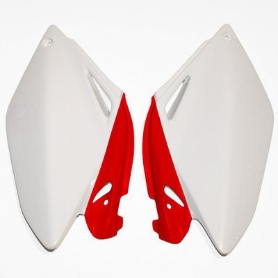 UFO BOCZKI TYLNE HONDA CRF 250R '06-'09 KOLOR OEM (BIAŁY/CZERWONY) UFO BOCZKI TYLNE HONDA CRF 250R '06-'09 KOLOR OEM (BIAŁY/CZERWONY)
