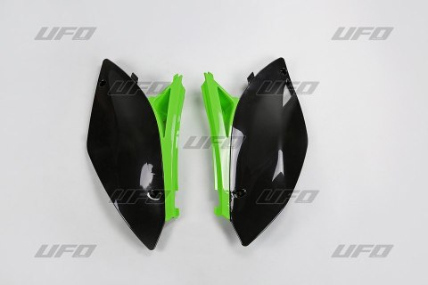 UFO BOCZKI TYLNE KAWASAKI KXF 250 '09-'12 KOLOR OEM (CZARNY/ZIELONY) UFO BOCZKI TYLNE KAWASAKI KXF 250 '09-'12 KOLOR OEM (CZARNY/ZIELONY)