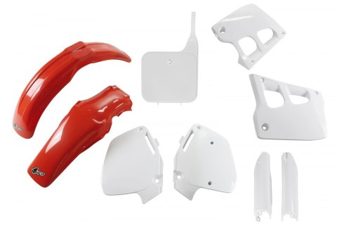 UFO KOMPLET PLASTIKÓW (FULL KIT) Z OSŁONAMI TELESKOPÓW (AMORTYZATORÓW) HONDA CR 125 '91-'92, CR 250 '90-'91, KOLOR OEM (CZERWONY UFO KOMPLET PLASTIKÓW (FULL KIT) Z OSŁONAMI TELESKOPÓW (AMORTYZATORÓW) HONDA CR 125 '91-'92, CR 250 '90-'91, KOLOR OEM (CZERWONY