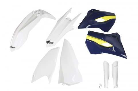 UFO KOMPLET PLASTIKÓW (FULL KIT) Z OSŁONAMI TELESKOPÓW (AMORTYZATORÓW) HUSQVARNA TE/FE 125/250/300/350/450 '15-'16 KOLOR OEM '15 UFO KOMPLET PLASTIKÓW (FULL KIT) Z OSŁONAMI TELESKOPÓW (AMORTYZATORÓW) HUSQVARNA TE/FE 125/250/300/350/450 '15-'16 KOLOR OEM '15