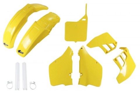 UFO KOMPLET PLASTIKÓW (FULL KIT) Z OSŁONAMI TELESKOPÓW (AMORTYZATORÓW) SUZUKI RM 125 '89-'91 KOLOR OEM (ŻÓŁTY) (SU399E999) UFO KOMPLET PLASTIKÓW (FULL KIT) Z OSŁONAMI TELESKOPÓW (AMORTYZATORÓW) SUZUKI RM 125 '89-'91 KOLOR OEM (ŻÓŁTY) (SU399E999)
