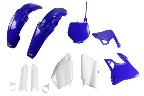 UFO KOMPLET PLASTIKÓW (FULL KIT) Z OSŁONAMI TELESKOPÓW (AMORTYZATORÓW) YAMAHA YZ 125 '96-'99, YZ 250 '96-'99 KOLOR NIEBIESKI/BIA UFO KOMPLET PLASTIKÓW (FULL KIT) Z OSŁONAMI TELESKOPÓW (AMORTYZATORÓW) YAMAHA YZ 125 '96-'99, YZ 250 '96-'99 KOLOR NIEBIESKI/BIA