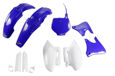 UFO KOMPLET PLASTIKÓW (FULL KIT) Z OSŁONAMI TELESKOPÓW (AMORTYZATORÓW) YAMAHA YZF 400 '98-'99 KOLOR OEM '99 (NIEBIESKI/BIAŁY) (Y UFO KOMPLET PLASTIKÓW (FULL KIT) Z OSŁONAMI TELESKOPÓW (AMORTYZATORÓW) YAMAHA YZF 400 '98-'99 KOLOR OEM '99 (NIEBIESKI/BIAŁY) (Y