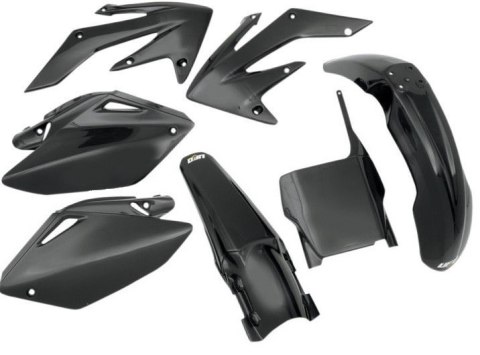 UFO KOMPLET PLASTIKÓW HONDA CRF 250R '11-'13, CRF 450R '11-'12 KOLOR CZARNY (HO114E001) UFO KOMPLET PLASTIKÓW HONDA CRF 250R '11-'13, CRF 450R '11-'12 KOLOR CZARNY (HO114E001)
