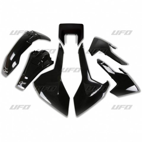 UFO KOMPLET PLASTIKÓW HUSQVARNA TX/TE/FE '17-'19 Z OSŁONĄ LAMPY KOLOR CZARNY (HU621E001) UFO KOMPLET PLASTIKÓW HUSQVARNA TX/TE/FE '17-'19 Z OSŁONĄ LAMPY KOLOR CZARNY (HU621E001)