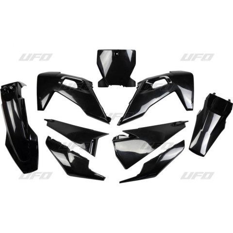 UFO KOMPLET PLASTIKÓW HUSQVARNA TC 125/250 '19-'22, FC 250/350/450 '19-'22 KOLOR CZARNY (HU622E001) UFO KOMPLET PLASTIKÓW HUSQVARNA TC 125/250 '19-'22, FC 250/350/450 '19-'22 KOLOR CZARNY (HU622E001)