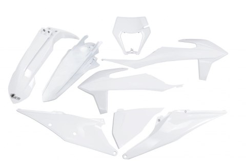 UFO KOMPLET PLASTIKÓW KTM EXC 125 '20-'21, EXC 250 / 300 TPI '20-'23, EXC-F 250 / 350 / 450 / 500 '20-'23 Z OSŁONĄ LAMPY KOLOR B UFO KOMPLET PLASTIKÓW KTM EXC 125 '20-'21, EXC 250 / 300 TPI '20-'23, EXC-F 250 / 350 / 450 / 500 '20-'23 Z OSŁONĄ LAMPY KOLOR B