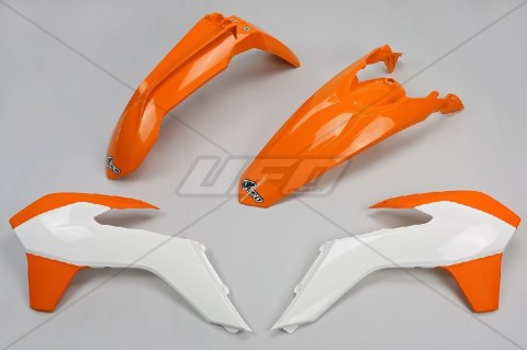 UFO KOMPLET PLASTIKÓW KTM EXC '14-'16, KOLOR OEM '15-'16 (POMARAŃCZOWY/BIAŁY) (KT516E999W) UFO KOMPLET PLASTIKÓW KTM EXC '14-'16, KOLOR OEM '15-'16 (POMARAŃCZOWY/BIAŁY) (KT516E999W)