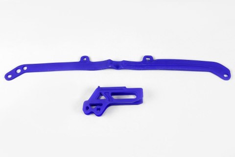 UFO KOMPLET ŚLIZG + PROWADNICA ŁAŃCUCHA YAMAHA YZ 125/250 '15-21, YZF/WRF 250/450 '07-08, KOLOR NIEBIESKI UFO KOMPLET ŚLIZG + PROWADNICA ŁAŃCUCHA YAMAHA YZ 125/250 '15-21, YZF/WRF 250/450 '07-08, KOLOR NIEBIESKI