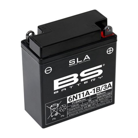 BS AKUMULATOR 6N11A-1B/3A (FA) 6V 11AH 121X58X130 BEZOBSŁUGOWY - ZALANY (90A) (10) BS AKUMULATOR 6N11A-1B/3A (FA) 6V 11AH 121X58X130 BEZOBSŁUGOWY - ZALANY (90A) (10)