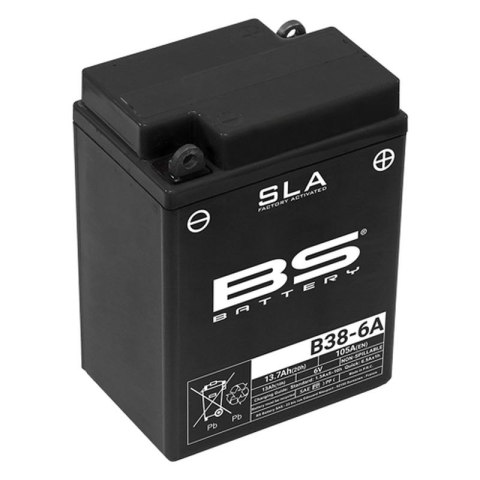 BS AKUMULATOR B38-6A (FA) 6V 13AH 119X83X161 BEZOBSŁUGOWY - ZALANY (105A) (10) BS AKUMULATOR B38-6A (FA) 6V 13AH 119X83X161 BEZOBSŁUGOWY - ZALANY (105A) (10)