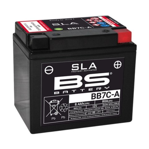 BS AKUMULATOR BB7C-A (FA) (YB7C-A) 12V 8AH 129X89X114 BEZOBSŁUGOWY - ZALANY (80A) (5) BS AKUMULATOR BB7C-A (FA) (YB7C-A) 12V 8AH 129X89X114 BEZOBSŁUGOWY - ZALANY (80A) (5)