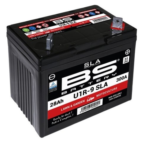 BS AKUMULATOR U1R-9 (FA) SLA 12V 28AH 195X125X176 BEZOBSŁUGOWY - ZALANY (300A) - KOSIARKA BS AKUMULATOR U1R-9 (FA) SLA 12V 28AH 195X125X176 BEZOBSŁUGOWY - ZALANY (300A) - KOSIARKA
