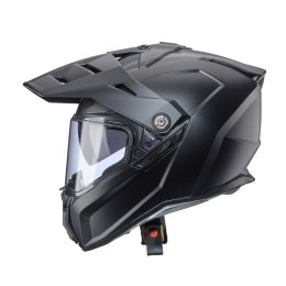 CABERG KASK OFFROAD / TRAIL / ADVENTURE DUOSPORT (DUAL) TANAMI SOLID Z SZYBKĄ I BLENDĄ KOLOR CZARNY MAT ROZMIAR L (PINLOCK W ZES