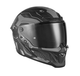 EXKLUSIV (2025) KASK INTEGRALNY GOLIATH BERSERCK KOLOR CZARNY MAT/TYTANOWY ROZMIAR XL (DODATKOWA CIEMNA SZYBKA W ZESTAWIE)