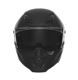 EXKLUSIV (2025) KASK INTEGRALNY GOLIATH KOLOR CZARNY MAT ROZMIAR XL (DODATKOWA CIEMNA SZYBKA W ZESTAWIE)